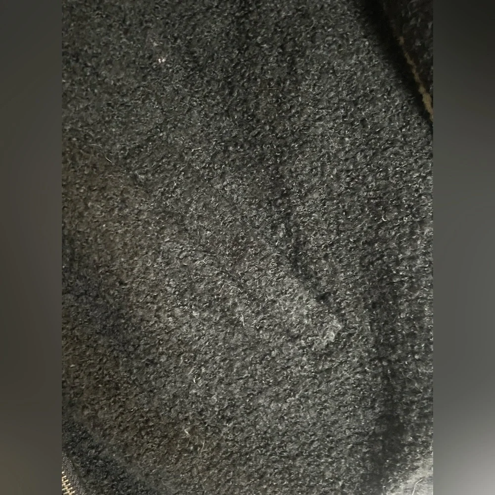 Hollister Textured Black Outerwear medium mens